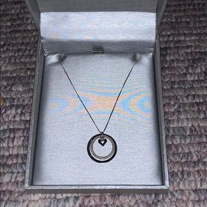 Silver heart necklace
